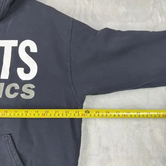 Vintage Roots Canada Hoodie Athletics Flag Logo Men Size Large Fleece Navy Y2K - Picture 6 of 9